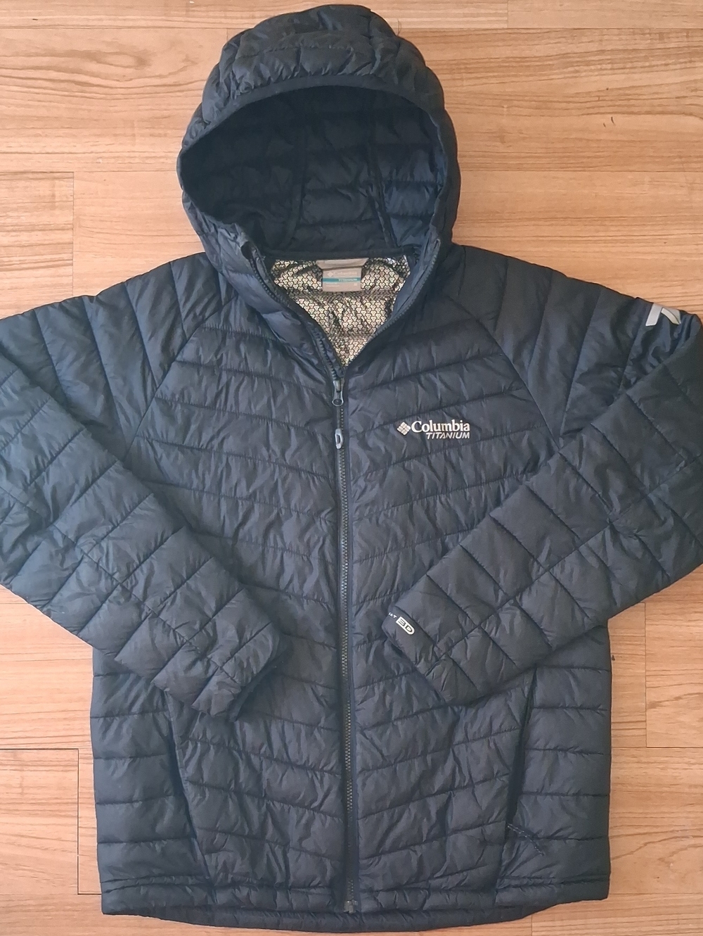 Columbia Titanium Men's Hooded Puffer Jacket - Black